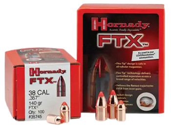 Hornady 44105 FTX 44 Cal .430 225 gr Flex Tip eXpanding 100 Per Box/ 15 Case
