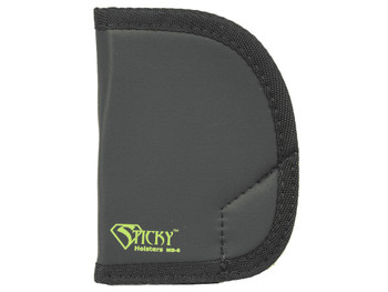 Sticky Holsters MD6 MD-6 Black/Green Latex Free Rubber Fits Ruger SP101 Ambidextrous