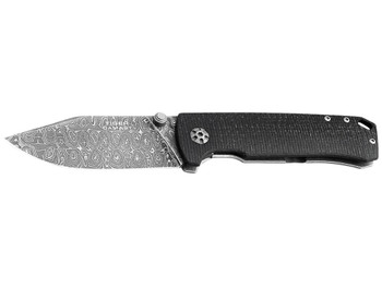 Boker 111103DAM Tiger-Damast Pocket 3.35" Damascus Blade Micarta Handle