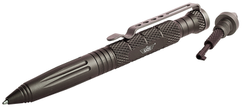 Uzi Accessories UZITACPEN6GM Tactical Pen  Gun Metal Aluminum 6" Features Glass Breaker/Cuff Key                                                                                                        
