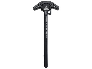 Rise Armament RA220BLK Charging Handle AR-15 Black Anodized Aluminum Ambidextrous Hand