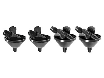 Lee Precision 90453 Quick Change Drum Set Black Nylon Works With Classic/Auto Drum Powder Measure