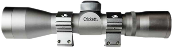 Crickett KSA054S Compact  Silver 4x32mm, Includes Rings                                                                                                                                                 