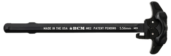 BCM GFHMK2LRGAMBI Ambidextrous MK2 Charging Handle Compatible w/ Mil-Spec AR-15 Black 7075 T-6 Aluminum                                                                                                 