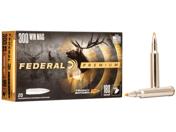 Federal P300WTT1 Premium 300WinMag 180gr Trophy Bonded Tip 20 Per Box/10 Case