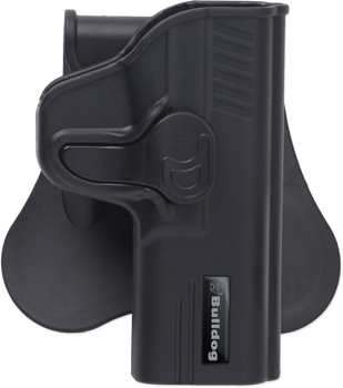 Bulldog RRLC9 Rapid Release  OWB Black Polymer Paddle Fits Ruger LC9 Right Hand                                                                                                                         
