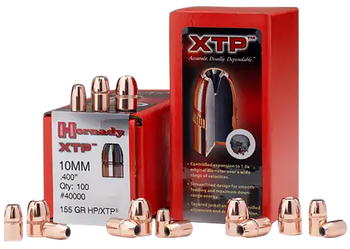 Hornady 40060 XTP  10mm Auto .400 200 gr Hollow Point XTP 100 Per Box/ 15 Case                                                                                                                          