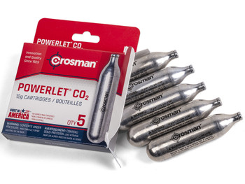 Crosman 231B Powerlet CO2 12 Grams 5 Pack