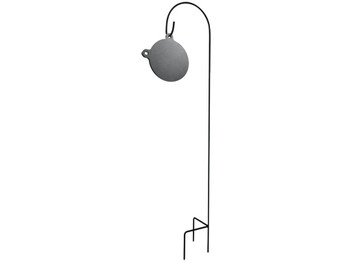 Champion Targets 44100 Shepard's Hook Holder Black Standing Steel For Center Mass AR500 Steel Targets