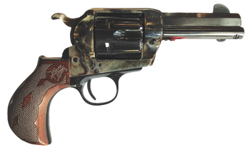 Cimarron PP346MALO2 El Malo 2 45 Long Colt 3.50" 6 Shot Color Case Hardened Octagon Barrel, Color Case Hardened Frame, Smooth Walnut Grip                                                               