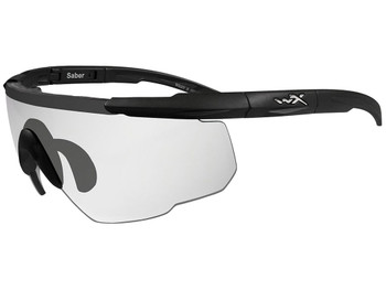 Wiley X Eyewear 303 Saber Advanced Safety Glasses Matte Black/Clear