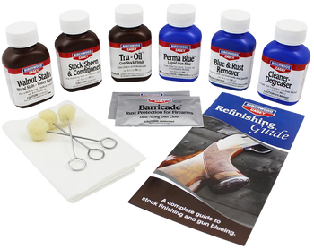 Birchwood Casey 20001 Deluxe Perma Blue & Tru-Oil Gun Stock Finishing Kit                                                                                                                               
