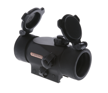 TruGlo TG-TG8230B Triton  Black Anodized 1x 30mm 5 MOA Illuminated Tri-Color Dot Reticle Clamshell Packaging                                                                                            