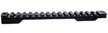 Weatherby P00252706 Picatinny Rail  Black Hardcoat Anodized Alloy Weatherby Mark V Standard 6-Lug Action                                                                                                
