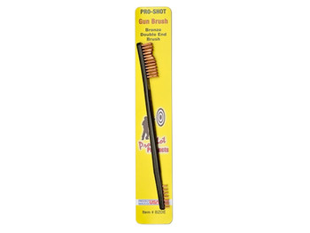 Pro-Shot BZDE Gun Brush Universal Double Ended Brush Bronze Bristles