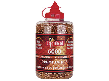 Crosman 0767 Copperhead 177 Copper-Coated Steel 6000/Bottle