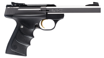 Browning 051409490 Buck Mark Standard *CA Compliant 22 LR 10+1 5.50" Slab Side Barrel, Stainless Serrated SS Slide, Matte Black Aluminum Frame, Finger Grooved Black Ultragrip RX Grip                  
