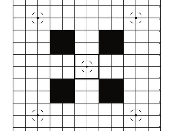Pro-Shot SSIT12PK Sight-In Hanging Heavy Paper 100yds 14" x 14" Black/White 12 Pack