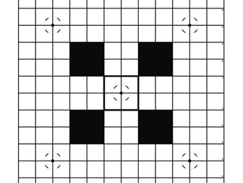 Pro-Shot SSIT12PK Sight-In Hanging Heavy Paper 100yds 14" x 14" Black/White 12 Pack