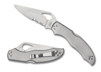 Spyderco BY01GP2 Byrd Harrier 2 3.39" Folding Clip Point Plain 8Cr13MoV SS Blade Black  Textured G10 Handle Includes Pocket Clip                                                                        