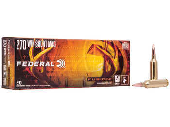Federal F270WSMFS1 Fusion 270WSM 150gr Bonded Soft Point 20 Per Box/10 Case