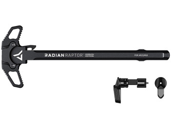 Radian Weapons R0275 Raptor Charging Handle & 45/90 Talon Safety, Black, Ambi Controls, Fits Mil-Spec AR-15/M16 Platform