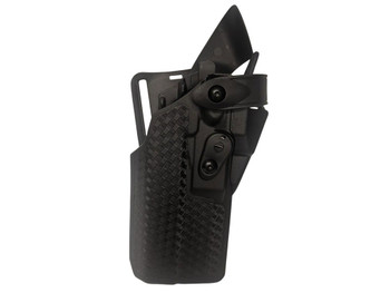 Safariland 7360RDS8325481 7360RDS 7TS Black Compatible w/ 17 Gen5, SureFire X300U, Basketweave Finish, Right Hand