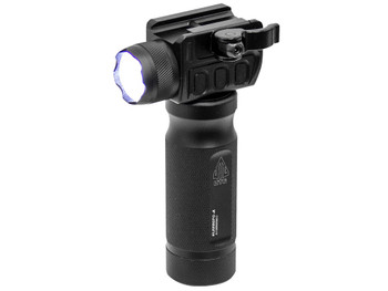Leapers MNTEL228GPQA Quick Detach Grip Light Black Aluminum 400 Lumens Picatinny Mount
