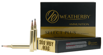 Weatherby F300180SCO Select Plus  300WthbyMag 180gr Swift Scirocco 20 Per Box/10 Case                                                                                                                   