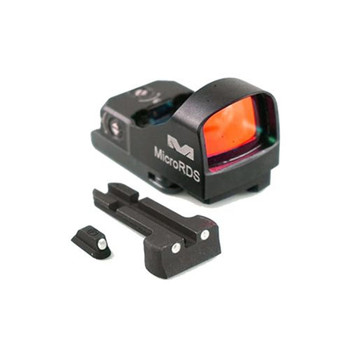 Meprolight USA 88070502 Micro RDS Black 1x 3 MOA Dot Reticle Fits Sig Sauer P226/P320 Pistol                                                                                                            