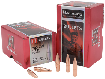 Hornady 3131   303Cal 174gr Full Metal Jacket 100 Per Box/15 Case                                                                                                                                       