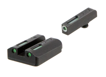 TruGlo TG13TA2A TFX  Black | Green Tritium & Fiber Optic White Outline Front Sight Green Tritium & Fiber Optic Rear Sight                                                                               