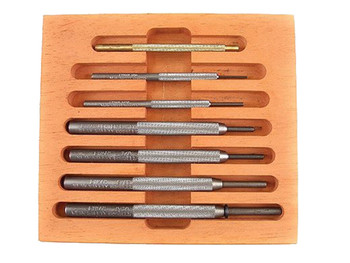 Lyman 7031273 Punch Set Gunsmith Steel 7 pc