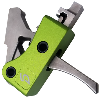 Stern Defense 009H2SNIBD1M H2S Drop In Trigger Green Fits AR10/AR15                                                                                                                                     