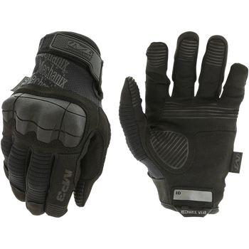 Mechanix Wear MP355011 M-Pact 3  Black Synthetic Leather XL Velcro Closure                                                                                                                              