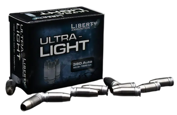Liberty Ammunition LA-UL-380-055 Ultra-Light  380ACP 50gr 20 Per Box/10 Case                                                                                                                            