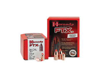 Hornady 35745 FTX 38 Cal .357 140 gr Flex Tip eXpanding 100 Per Box/ 15 Case