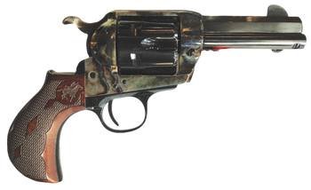 Cimarron PP340MALO2 El Malo 2 357 Mag 38 Special 6 Shot 3.50" Color Case Hardened Octagon Barrel, Color Case Hardened Frame, Smooth Walnut Grip, Exposed Hammer                                         