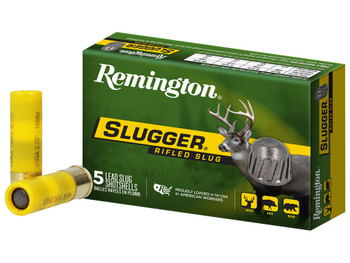Remington Ammunition 20616 Slugger 20 Gauge 2.75" 5/8 oz Rifled Slug Shot 5 Per Box/ 50 Cs