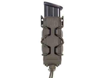 High Speed Gear 16PT01OD TACO V2 Mag Pouch Single, OD Green Polymer, Belt Clip/MOLLE U-Mount, Compatible w/ Pistol Mags
