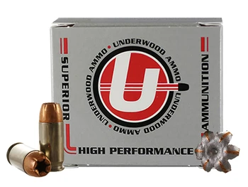 Underwood Ammo 334 Sporting 45ACP+P 230gr Jacketed Hollow Point 20 Per Box/10 Case