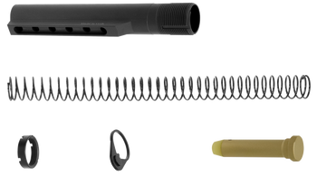 UTG Pro TLU001-KIT Receiver Extension Kit Mil-Spec AR-15 6 position Black Hardcoat Anodized Aluminum Rifle                                                                                              