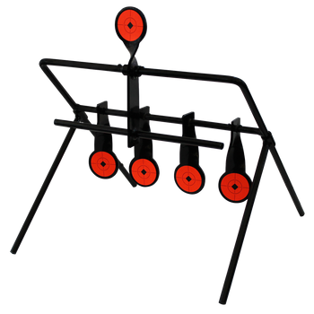Birchwood Casey 47022 World of Targets Gallery Rimfire Pistol/Rifle AR500 Steel Black/Orange Black/Orange Impact Enhancement Motion 0.19" Thick                                                         