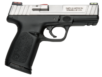 Smith & Wesson 11907 SD VE 9mm Luger Caliber with 4" Barrel, 10+1 Capacity, Matte Black Finish Picatinny Rail Frame, Serrated Stainless Steel Slide, Textured Polymer Grip & HiViz Sights               