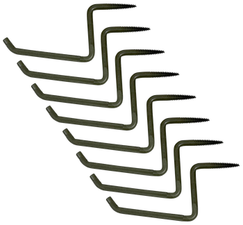 Ameristep AMSAMEAC0101 Grizzly Tree Step 6" Wide Black 8 Pack                                                                                                                                           