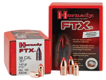 Hornady 50102 FTX 50 Cal .500 300 gr Flex Tip eXpanding 50 Per Box/ 25 Case