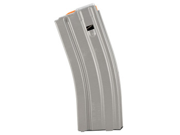 DuraMag 3023002178CPD Speed 30rd 223 Rem/300 Blackout/5.56x45mm NATO for AR-15 Gray w/ Orange Follower Detachable