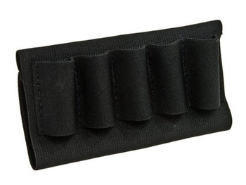 Blackhawk 74SH02BK Buttstock Shell Holder Black Nylon 5rd Shotgun