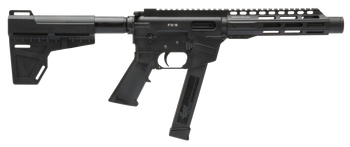 Freedom Ordnance FX9P8 FX-9  9mm Luger 8.25" 33+1 Black Hard Coat Anodized Black Polymer Grip KAK Shockwave Pistol Brace                                                                                