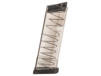 ETS Group SMKGLK439 Pistol Mags 9rd Extended 9mm Luger Compatible w/ Glock 43 Smoke Polymer
